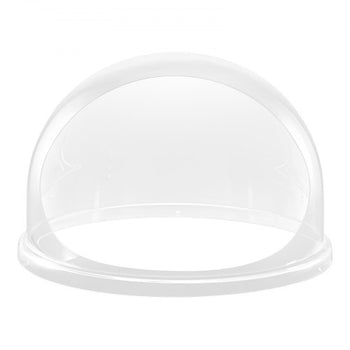 Cotton Candy Machine Cover, Transparent Acrylic Dome Bubble Shield, Cotton Candy Machine Bubble Shield Compatible with 20.5in Cottons Candies Machines Bowl for Party, Shops, Bottom Groove Design