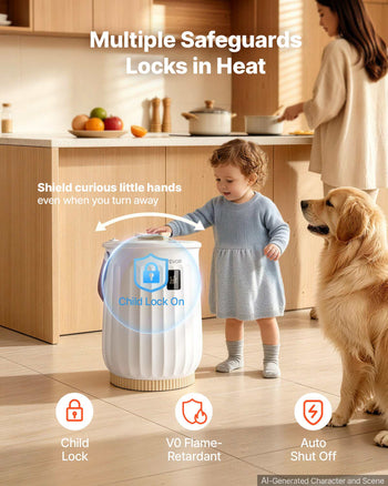 Towel Warmers for Bathroom 20L Heated Towel Bucket with LED Display, Rapid Heating, 4 Adjustable Timer, Wood Handle, Auto Shut Off, Fits Oversized Towels, Blankets, Bathrobes, for Women, White