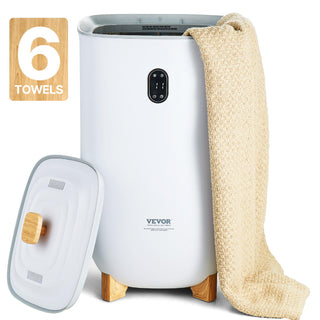 Towel Warmers for Bathroom, 35 L Towel Warmer Bucket, Towel Dryer with Auto Shut Off for Spa Fits up to 6 Oversized Bath Towels, Blankets, Clothes, Bathrobes, PJ's and More