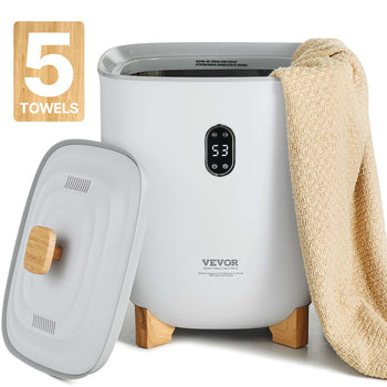 Towel Warmers for Bathroom, 25 L Towel Warmer Bucket with Auto Shut Off for Spa Fits up to 5 Oversized Bath Towels, Blankets, Clothes, Bathrobes, PJ's and More