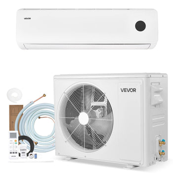 Mini Split Air Conditioner, 18,000 BTU AC / 18,400 BTU Heat, 230V 19 SEER2 High Efficiency Energy Saving, Quiet Inverter System for 1250 Sq.Ft Coverage Area, Easy to Maintain, for Home, Office