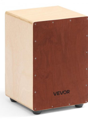 Cajon Box Drum Wooden Birchwood Compact Percussion Instrument with Snare Wires