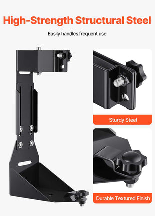 High Lift Jack Mount Bracket, Farm Jack Holder Mounting Bracket Kit, Mount Carrier for Off Road Heavy-Duty Jacks, Compatible With YJ (1986-1996), TJ (1997-2006), JK (2006-2018), JL (2018-2024)
