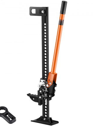 Farm Jack, 33" Utility High Lift Farm Jack, 3.18 Ton (7,000 lbs) Capacity Ratcheting Off Road Utility Jacks, Heavy-Duty Lift Jacks with 5.12"-28" Lifting Range for Tractor, Truck, SUV