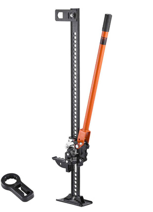 Farm Jack, 42" Utility High Lift Farm Jack, 3.18 Ton (7,000 lbs) Capacity Ratcheting Off Road Utility Jacks, Heavy-Duty Lift Jacks with 5.12"-36.6" Lifting Range for Tractor, Truck, SUV