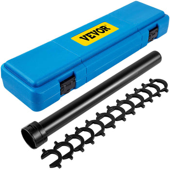 Inner Tie Rod Installation Kit, Includes 13 Crowfoot Adapters, Durable 1/2 Inch Drive Tube for Efficient Removal, Crafted from Robust Steel, Ideal for Automotive Maintenance