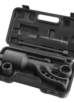 Torque Multiplier, 1 Inch Drive Lug Nut Wrench/Multiplier Heavy Duty Torque Multiplier Wrench Set, 1:64 6,800N.m Lug Nut Remover, Includes 4 Sockets (21-41mm) and Storage Case
