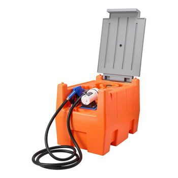 12V DEF Transfer Pump Kit, 8.5 GPM, Diaphragm Irrigation Self Priming Electric Water Pump, with 58 Gallon Tank, Automatic Nozzle, 13.12 ft Hose, 26.25 ft Lift, for Diesel Exhaust Fluid Urea