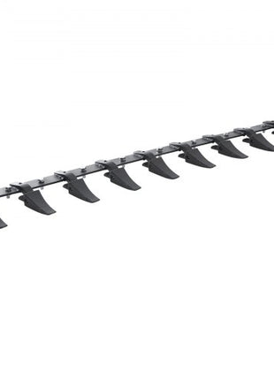 Bucket Tooth Bar, 72'', Heavy Duty Tractor Bucket 9 Teeth Bar for Loader Tractor Skidsteer, 4560 lbs Load-Bearing Capacity Bolt On Design, for Efficient Soil Excavation and Bucket Protection