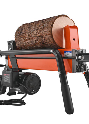 Electric Log Splitter, 6.5 Tons Electric Wood Splitter, 1500W 15 Amp Motor, Portable Firewood Splitting Machine with 6" Wheels, Wood Splitters for Forestry Harvesting, Efficient & Secure