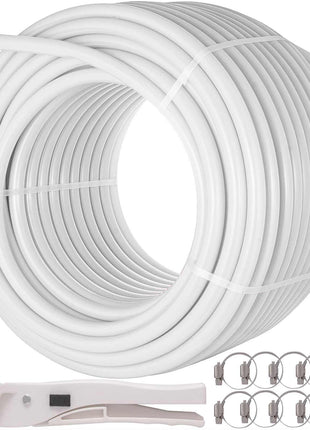 Non-Barrier PEX Tubing 1 Inch X 300 Feet Tube Coil - EVOH PEX-B Pipe for Residential Commercial Radiant Floor Heating PEX Pipe