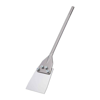 SDS Max Floor Scraper, 23.6" x 5.9" Chisel Bit with SDS Max Shank, Compatible with Rotary Hammers, Heat Treated 40Cr Alloy Steel, Sharp Edge for Removing Laminate Flooring, Tiles, and Mortar