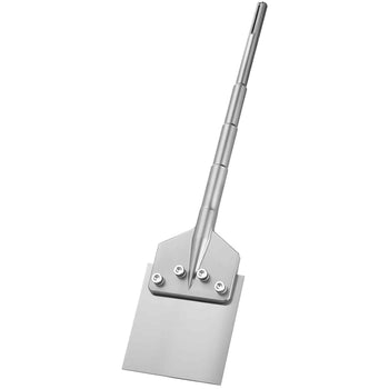 SDS Max Floor Scraper, 24.8" x 5.9" Chisel Bit with SDS Max Shank, Compatible with Rotary Hammers, Heat Treated 40Cr Alloy Steel, Sharp Edge for Removing Laminate Flooring, Tiles, and Mortar