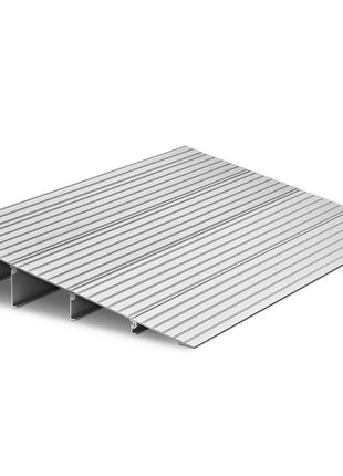 Door Threshold Ramp, 4 inch Rise, Aluminum Alloy Threshold Ramp Rated 800 lbs Load Capacity, Handicap Ramps for Home Steps for Wheelchair, Scooters, Power Chairs, Walkers, Bicycle, Tricycle