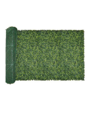 Artificial Grass Wall Panels, 40 x 120 inch, Milan Grass Greenery Boxwood Panel for Indoor Outdoor Green Decor & Ivy Fence Covering, Privacy Backdrop Wall Hedge Screen for Garden