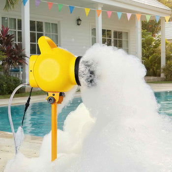 Foam Machine, Adjustable Angle Control Foam Cannon Party Machine, Bubble Cannon with 37QT Water Tank, Stable Vertical Design, Dense Foams Maker for Gatherings, Celebrations & Party