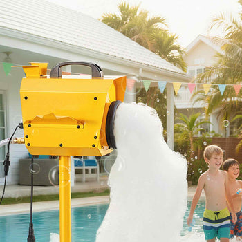 Foam Machine, Adjustable Angle Control Foam Cannon Party Machine, Bubble Cannon with 21QT Water Tank, Stable Vertical Design, Dense Foams Maker for Gatherings, Celebrations & Party