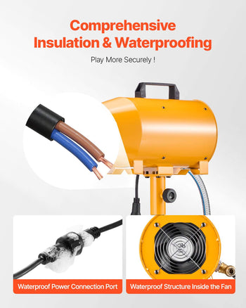 Foam Machine, Adjustable Angle Control Foam Cannon Party Machine, Bubble Cannon with Fan & Triangular Structure, Dense Foams Maker for Backyard, Celebrations & Party, Continuous Foams Output