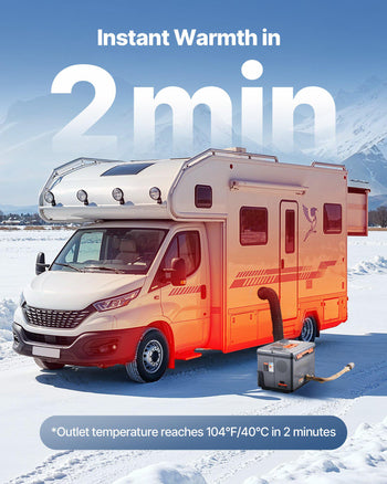 Diesel Heater, 8KW, DC 12V/24V, All in One Portable Diesel Air Heater with Bluetooth APP Control, Remote Control and LCD Screen, 1.3 Gal Fuel Tank for Trucks, Vans, RVs, Campers, and Garages