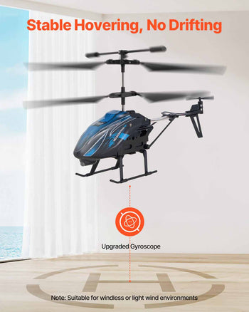 RC Helicopter, 2.4GHz Flying Remote Control Helicopter, 3.5 Channel RC Airplane for Kid, 16 Mins Flight Time, Altitude Hold, One-Key Takeoff/Landing & LED Lights, Toys for Kids Ages 8 and up