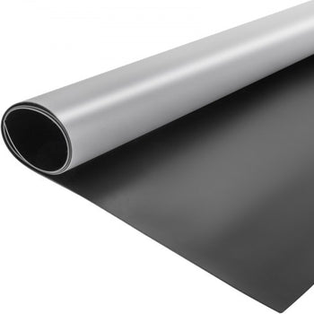Dance Floor Roll Portable 6.6x49.2ft Practice Dance Floor 1.5mm Thickness PVC Dance Flooring Dance Floor Grey/Black Roll out Dance Floor Non-slide &Wearproof Dance Floor Easy Cleaning for Ballet