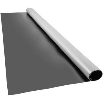 Dance Floor, 6.6x11.8ft Dance Floor Roll, 0.06in Thick PVC Vinyl Dance Floor, Black/Grey Reversible Portable Dance Floor, Non-Slip Dance Flooring, Ballet Dance Floor for Jazz, Pop, Lyrical Style