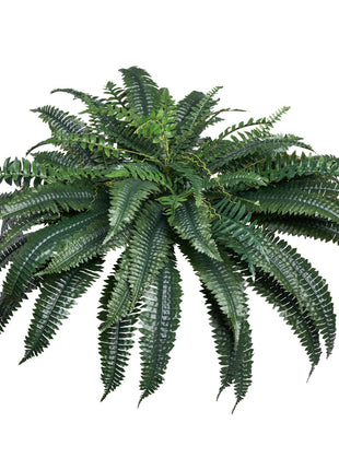 Artificial Ferns, Natural Spread Diameter 43-47 Inch, Large Hanging Artificial Boston Ferns, Fake Plant Wall Decor with 88 Branches, Faux Fern for Home Office and Outdoor (Flowerpot Unincluded)