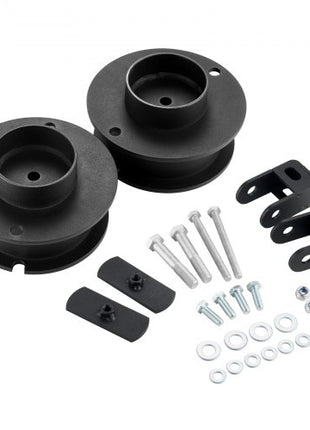 2.5 Inch Front Leveling Lift Kit for 2014-2023 Dodge Ram 2500 4WD, 2013-2023 Ram 3500 4WD, Chassis Level Kit with Coil Spring Spacers & Shock Relocation Brackets, Steel Suspension Leveling Kit
