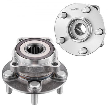 2PCS Front Wheel Bearing & Hub Assembly Fit for 2014 Subaru Forester 2.5i Convenience Limited Premium Sport Utility Impreza WRX Hatchback 4-Door 2.5L OEM 513303, Wheel Bearing Hub Assembly Set