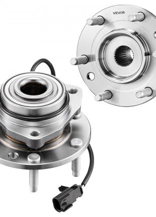 2PCS Front Wheel Bearing & Hub Assembly Fit for 2004-2007 Buick Rainier 2003-2006 Chevy SSR 2002-2009 GMC Envoy 2005-2009 Saab 9-7X OEM 513188, Wheel Bearing Hub Assembly Set with ABS Sensor