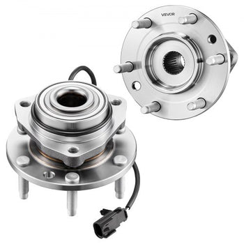 2PCS Front Wheel Bearing & Hub Assembly Fit for 2004-2007 Buick Rainier 2003-2006 Chevy SSR 2002-2009 GMC Envoy 2005-2009 Saab 9-7X OEM 513188, Wheel Bearing Hub Assembly Set with ABS Sensor