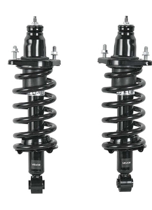Rear Shock Absorber Strut Assembly, 2Pcs Shock and Strut Assembly with Coil Spring, Compatible with 2007-2009 Honda CR-V Models, Automotive Replacement Struts for OE 172497L 172497R