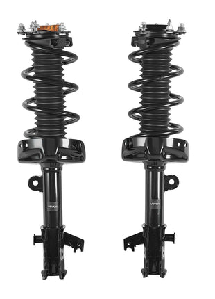 Front Shock Absorber Strut Assembly, 2Pcs Shock and Strut Assembly with Coil Spring, Compatible with 2007-2014 Honda CR-V, Automotive Replacement Struts, OE 272491/272492