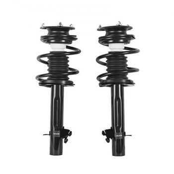 Front Shock Absorber Strut Assembly, 2Pcs Shock and Strut Assembly with Coil Spring, Compatible with 2002-2006 Mini Cooper Convertible, Automotive Replacement Struts for OE 172265 / 172266
