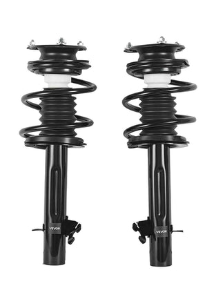 Front Shock Absorber Strut Assembly, 2Pcs Shock and Strut Assembly with Coil Spring, Compatible with 2002-2006 Mini Cooper Convertible, Automotive Replacement Struts for OE 172265 / 172266