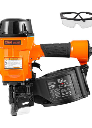 Coil Siding Nailer MCN70, 1-3/4" to 2-3/4" 15 Degree Pneumatic Siding Nail Gun, 70-120PSI Air Coil Nailer for Pallet, Crating, Framing, Siding and Fencing