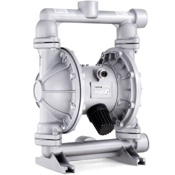 Air Operated Double Diaphragm Pump, 44GPM, Max 115PSI Air Waste Oil Pneumatic Transfer Pump with 2 Extra Diaphragms, 1-1/2 inch Inlet & Outlet Aluminum Alloy Diaphragm Pump for Diesel Grease Oil