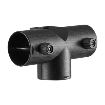 Diesel Heater Connector, 2.32 inch Diesel Heater Duct Connector Accessories, T-shape 3 Way Air Vent Connectors with 2 90° Rotatable Valves, Black Joint Connectors for 2KW Diesels Heaters