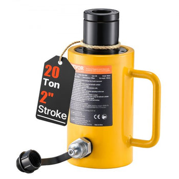 20T 2Inch Hydraulic Cylinder Jack Hollow Single Acting Hydraulic Ram Cylinder 50mm Hydraulic Lifting Cylinders (20T 2Inch Hollow)