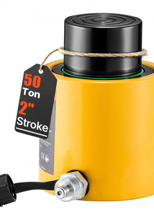 50T 2" Stroke Single Acting Hydraulic Cylinder Jack Ram