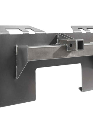 Skid Steer Attachment Plate, 1/4" Thick Skid Steer Mount Plate with 2.28" Hitch Receiver, 3000 LBS Quick Attachment Loader Plates, Compatible with Deere, Kubota, Bobcat, Mahindra Steer, Tractor