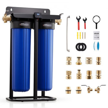 Deionized Water System for Car Wash, Spotless Car Wash Water System with 2 x 4L DI Resin, TDS Meter & Bypass Valve, Spot-Free Deionized Water Filter for Cars RVs Motorcycles Windows