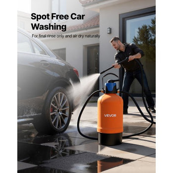 Deionized Water System for Car Wash, Spotless Car Wash Water System with 10L DI Resin, Bypass Valve & TDS Meter, Spot-Free Deionized Water Filter for Cars RVs Motorcycles Windows