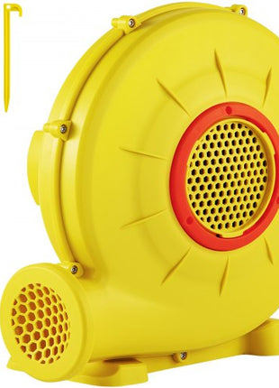 Air Blower, 450W 0.6HP Inflatable Blower, Portable and Powerful Bounce House Blower, 1750Pa Commercial Air Blower Pump Fan, Used for Inflatable Bouncy Castle and Jump  Tested to UL Standards