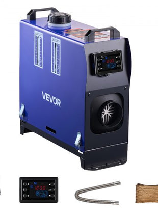 Diesel Heater, 8KW, DC 12V/24V, All in One Portable Diesel Air Heater with Remote Control and LCD Screen, Fast Heating Low Noise, 1.3 Gal Fuel Tank for Vehicles, Vans, RVs, Campers, and Trucks