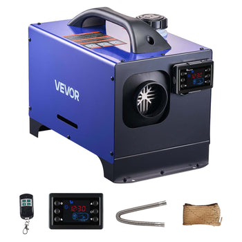 Diesel Heater, 8KW, DC 12V/24V, All in One Portable Diesel Air Heater with Remote Control and LCD Display, Fast Heating Low Noise, 1.3 Gal Fuel Tank for Vehicles, RVs, Vans, Tractors and Trucks