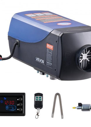 Diesel Heater, 8KW, DC 12V/24V, Portable Diesel Air Heater with Remote Control and LCD Screen, Fast Heating Low Noise, 2.6 Gal Large Fuel Tank for Vehicles, Vans, RVs, Campers, and Trucks