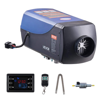 Diesel Heater, 8KW, DC 12V/24V, Portable Diesel Air Heater with Remote Control and LCD Screen, Fast Heating Low Noise, 2.6 Gal Large Fuel Tank for Vehicles, Vans, RVs, Campers, and Trucks