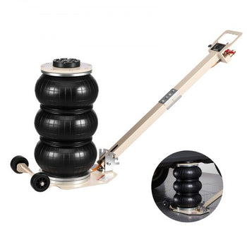 Air Jack, 3 Ton/6613 lbs Triple Bag Air Jack, Airbag with Six Steel Pipes, Lift Up to 17.7 inch/450 mm, 1-6 s Fast Lifting Pneumatic with Adjustable Long Handle for Car, SUV, Pickup Truck Repair