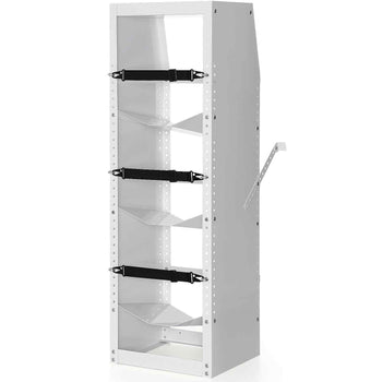 Refrigerant Tank Rack, with 3 x 30-50lb Bottle Tanks, Cylinder Tank Rack 14.64x13.97x46.06 in, Refrigerant Cylinder Rack Gas Cylinder Racks and Holders for Freon, Gases, Oxygen, Nitrogen